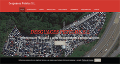 Desktop Screenshot of desguacespetelos.com